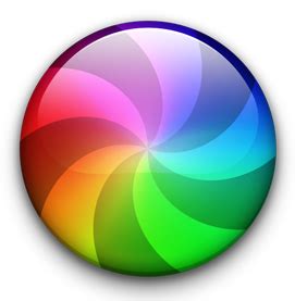 Multi-colored macOS beachball busy spinner
